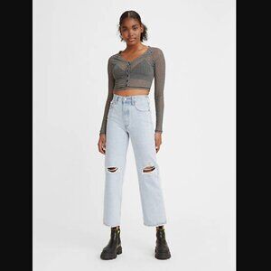 Levi's ribcage ankle jeans